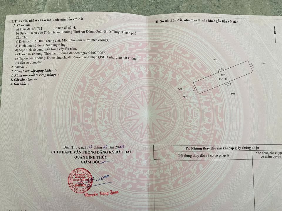 Đất nền 150m² Nguyễn Chí Thanh, Bình Thủy - Giá chỉ 450 triệu, đầu tư sinh lời!