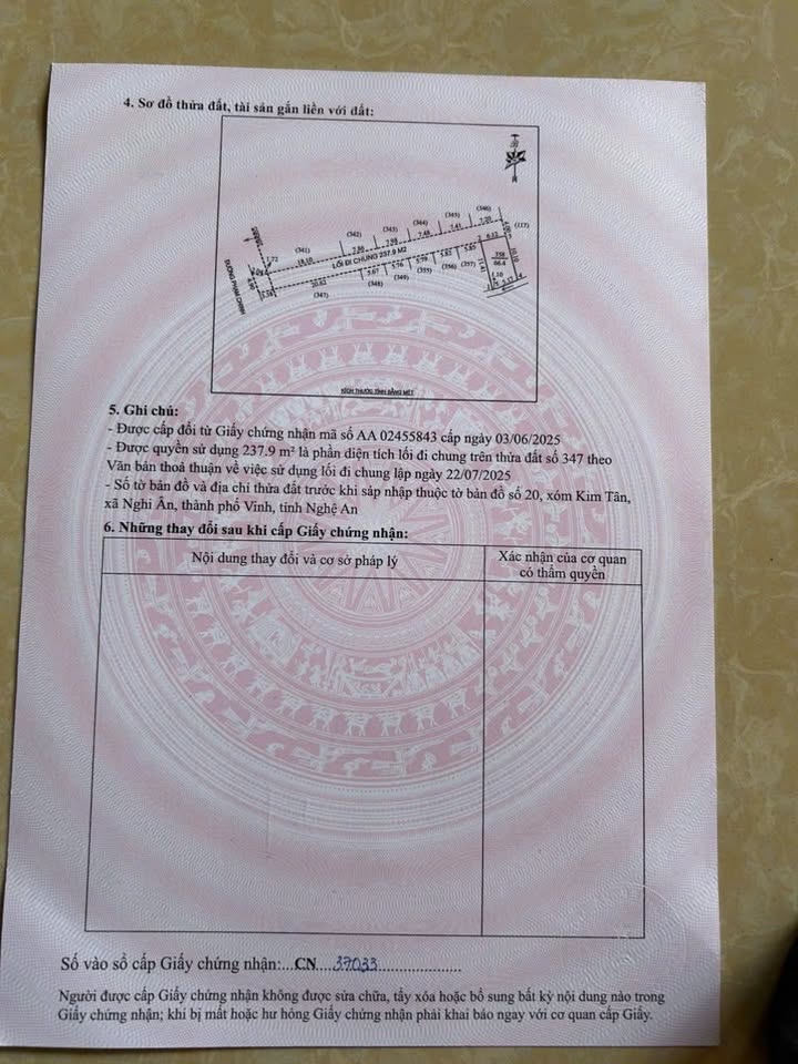 Đất nền lối 2 đường Phạm Chinh, Nghi Ân 66.4m² giá 980 triệu - Cơ hội đầu tư sinh lời!