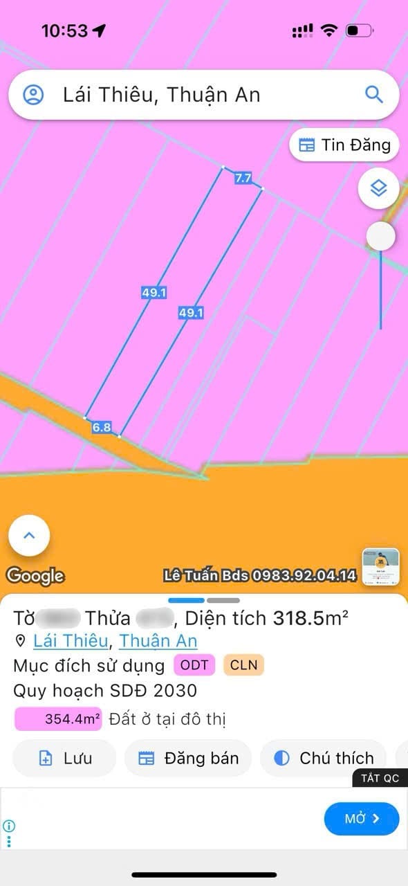 Nhà chính chủ tại Đường Cách Mạng Tháng 8, Thủ Dầu Một 343m² giá 2.31 tỷ - Đường ô tô thoải mái!