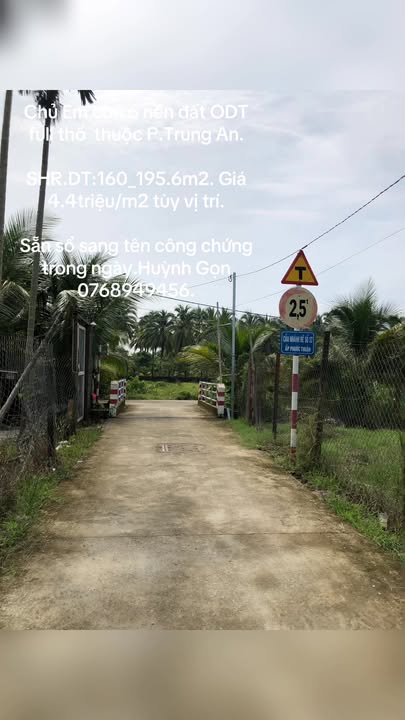 Đất nền thổ cư tại Phường Trung An, Mỹ Tho 177m² chỉ 778.8 triệu - Đầu tư sinh lời ngay!