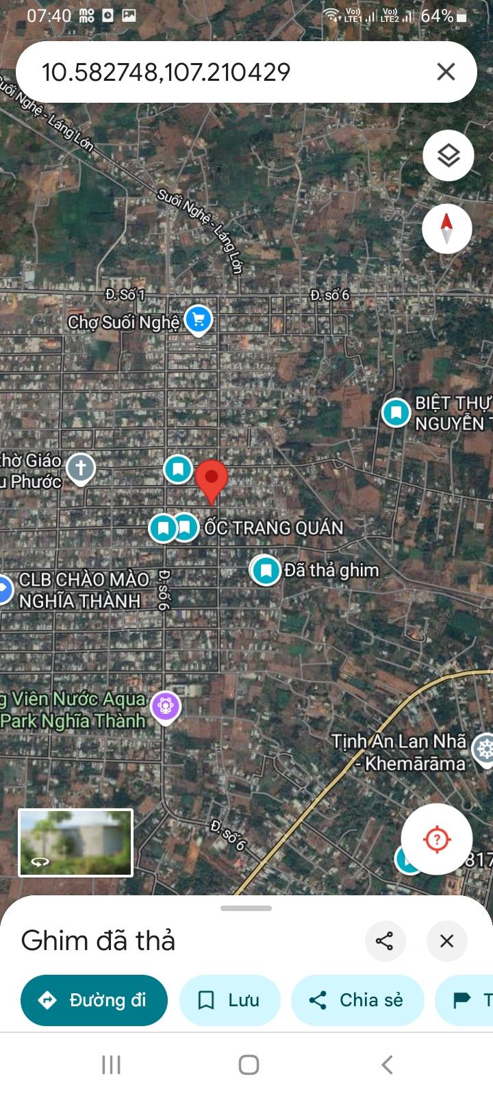 Đất nền Nghĩa Thành, Châu Đức 438.8m² chỉ 2.4 tỷ - Cơ hội đầu tư sinh lời!