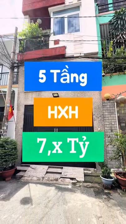 Nhà 5 tầng đường Dương Văn Dương, Tân Quý, 250m² giá 7 tỷ - Gấp do gia đình định cư Mỹ!