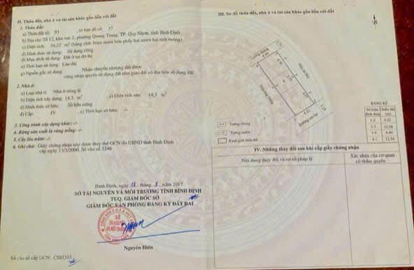 Nhà hẻm rộng Nguyễn Thái Học, Quy Nhơn 55m² giá 2.85 tỷ - Sẵn sàng vào ở ngay!