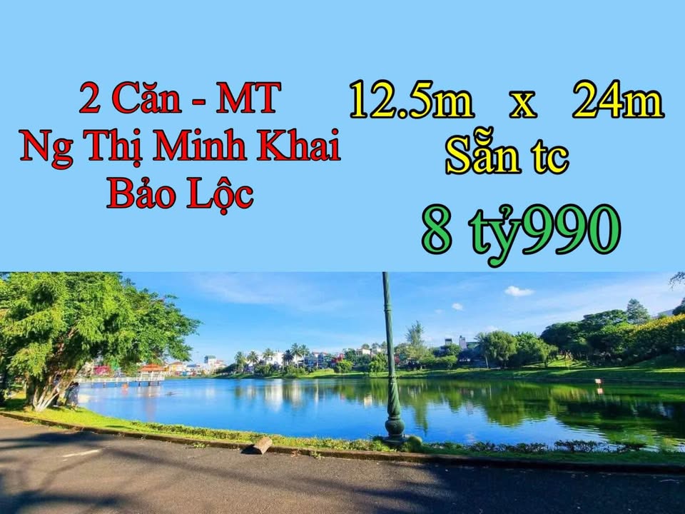 Nhà mặt tiền Nguyễn Thị Minh Khai, Bảo Lộc 300m² giá 8.99 tỷ - Đầu tư sinh lời ngay!