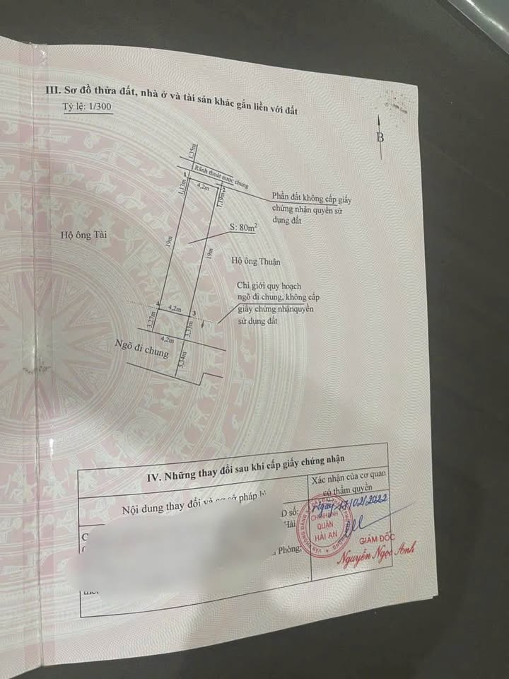 Nhà rộng 80m² tại đường Nguyễn Thị Thuận, Hải An, Hải Phòng - Sẵn sàng vào ở ngay!