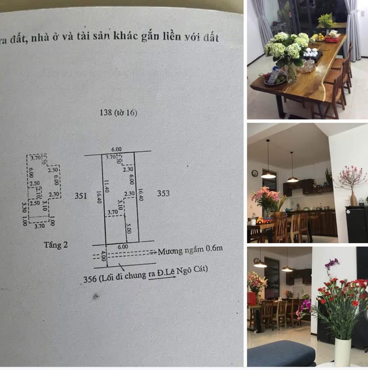 Nhà 2 Tầng Đẹp Kiệt Ô Tô Lê Ngô Cát, TP Huế 98m² - Giá Chỉ 2,4 Tỷ!