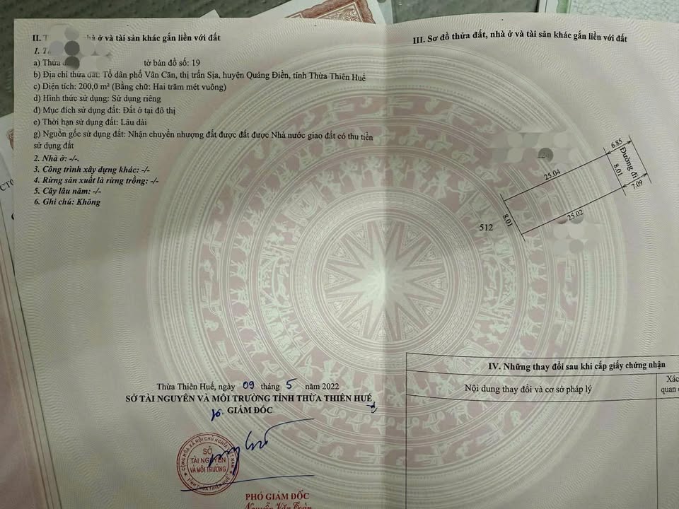 Đất nền Vân Căn, Thị trấn Sịa 200m² chỉ 1.1 tỷ - Cơ hội đầu tư hấp dẫn!