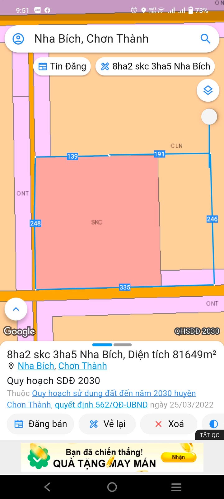 Đất Nền Nha Bích Chơn Thành 117000m² - Cơ hội đầu tư hấp dẫn!