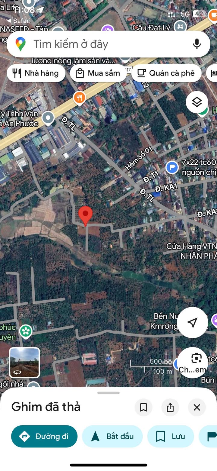 Đất nền 1 sào đường KA2, Krông Pắc, Đăk Lăk - Giá 1.5 tỷ, sổ đỏ đầy đủ!