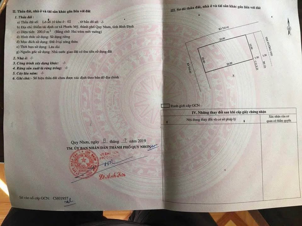 Đất nền khu TĐC Phước Mỹ 200m² giá 1 tỷ - Đầu tư sinh lời ngay!