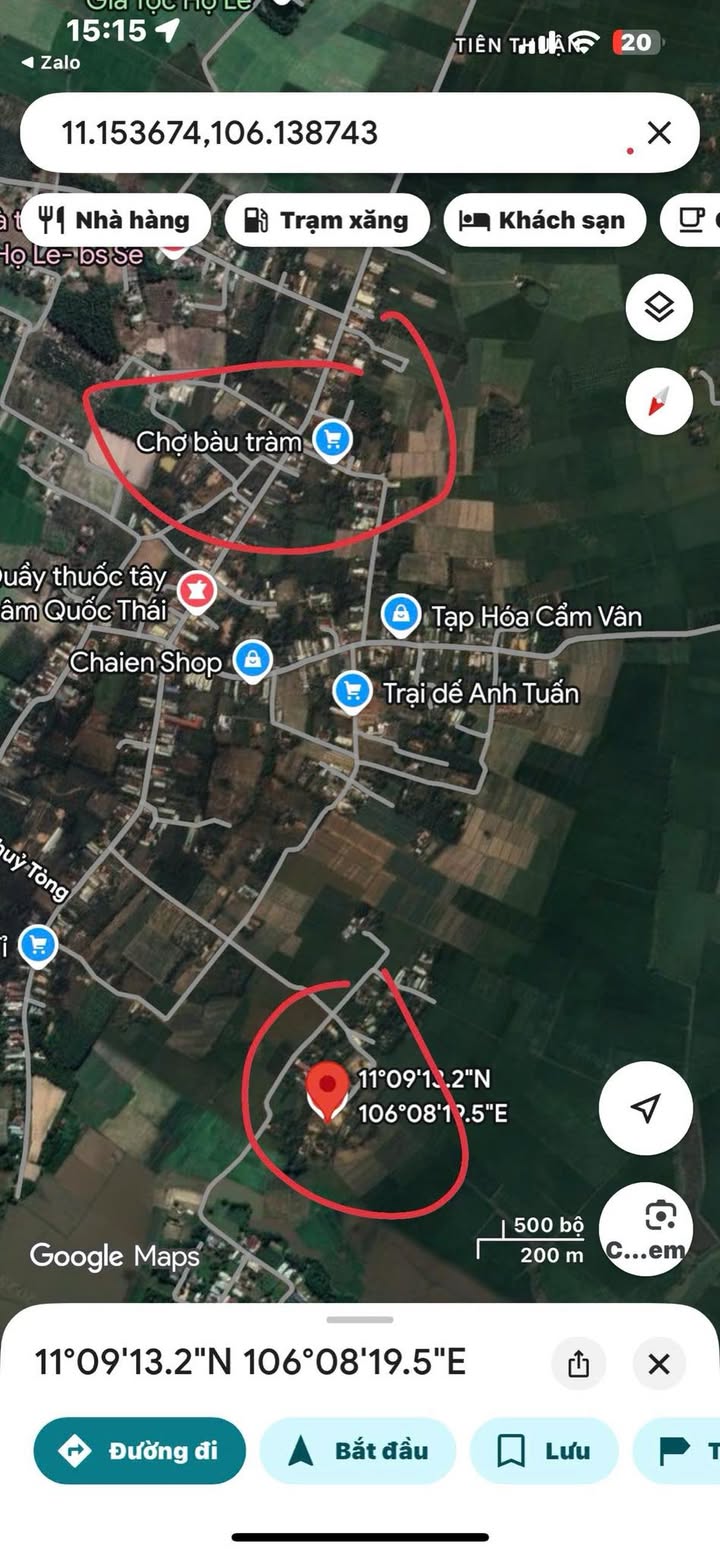 Đất thổ cư Tiên Thuận Bến Cầu 30m² giá 220 triệu - Sổ hồng riêng công chứng ngay!