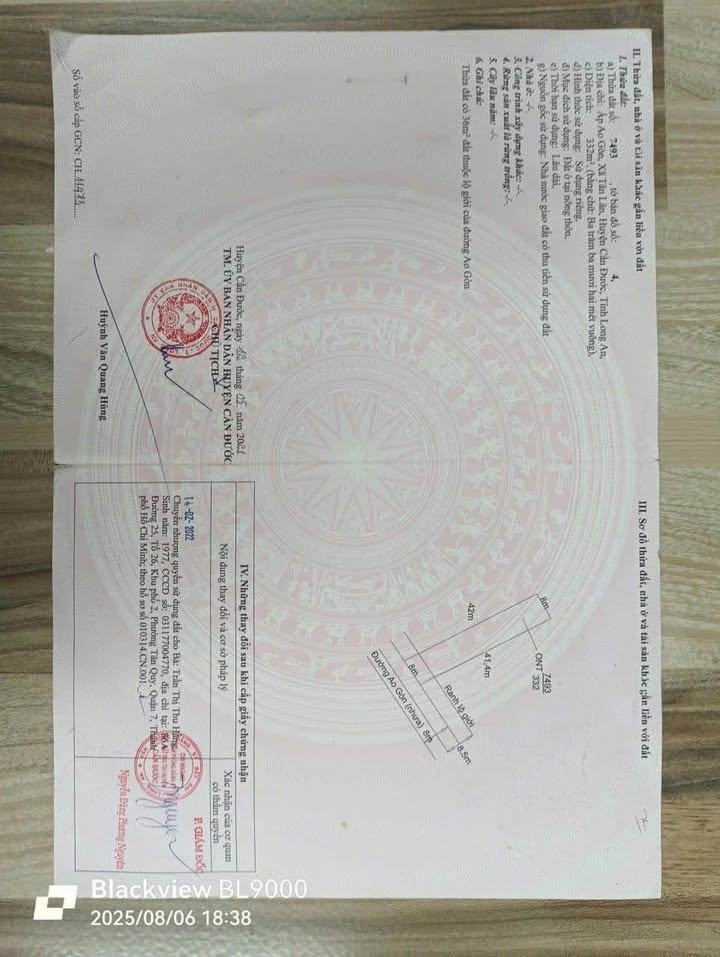 Đất nền Tân Lân 332m² giá 1.98 tỷ - Mặt tiền nhựa, chính chủ bán gấp!