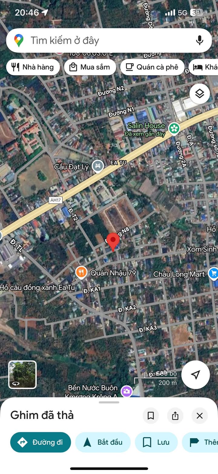 Đất nền Ea Tu, Buôn Ma Thuột 125m² giá 1.55 tỷ - Gần chợ, tiện ích đầy đủ!