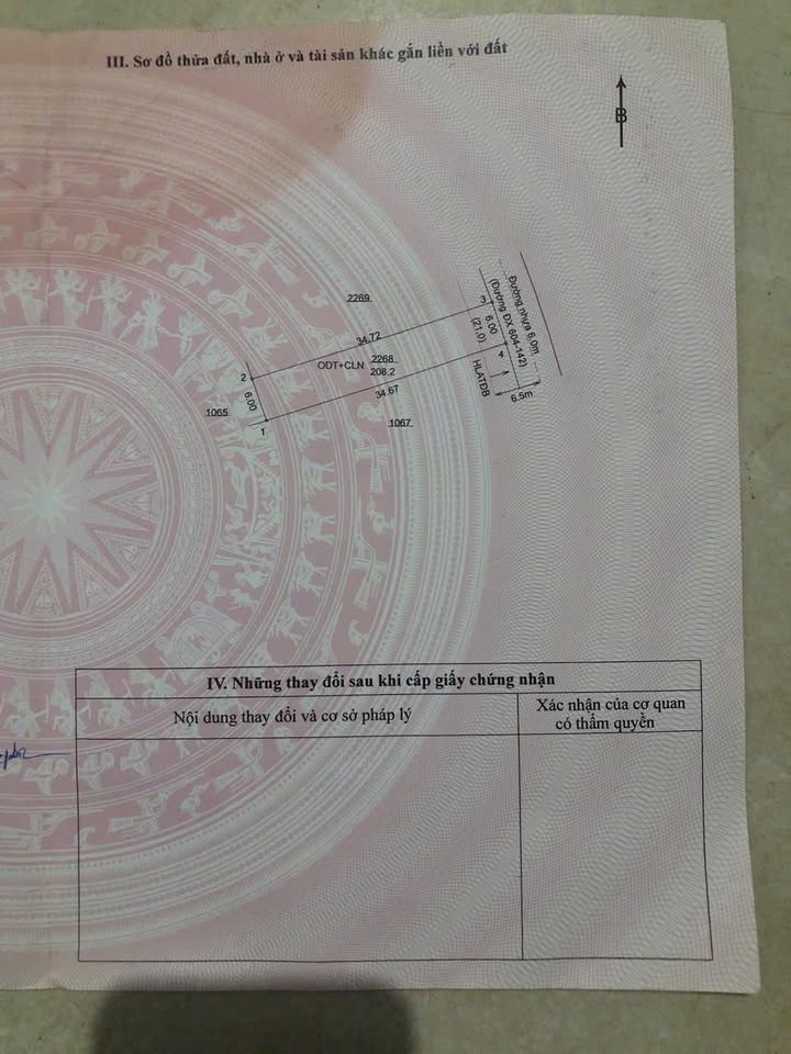 Đất nền Hòa Lợi, Bến Cát 204m² giá 2.1 tỷ - Đường nhựa, xây dựng tự do!