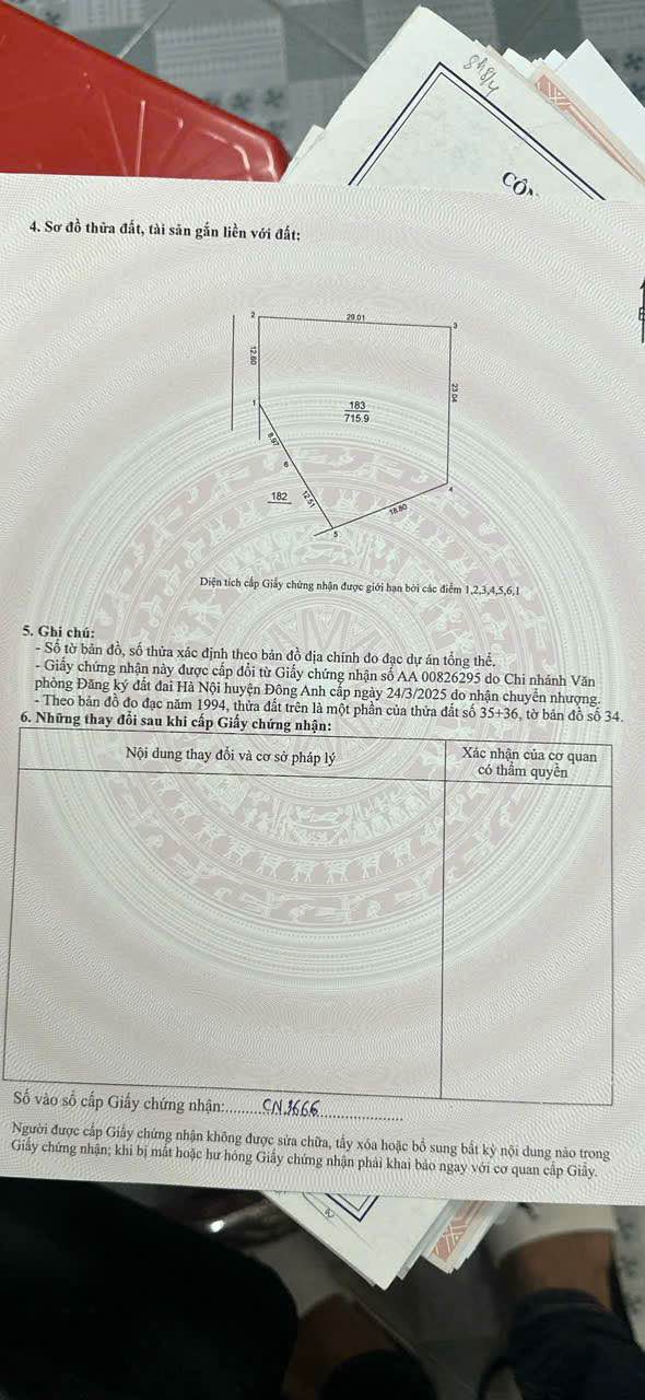 Đất nền thôn Xuân Canh, Đông Anh 715.6m² - Tiềm năng phát triển vượt trội!