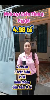 Nhà phố 241 Liên Tỉnh 5, Quận 8, 46.2m² giá 4.98 tỷ - Cơ hội sở hữu ngay!