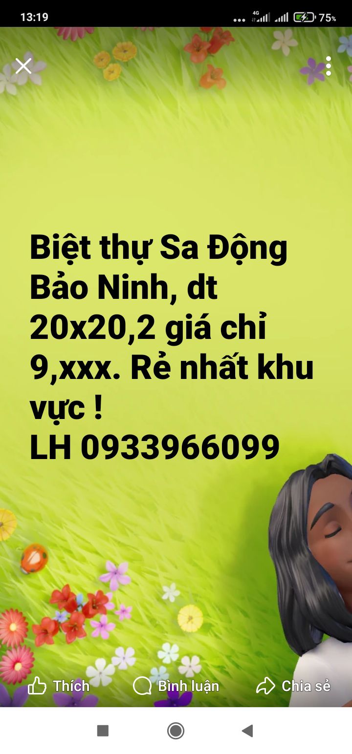 Biệt thự Sa Động Bảo Ninh 404m² giá 9 tỷ - Cơ hội đầu tư tuyệt vời!