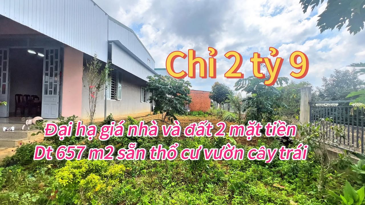 Bán nhà sân vườn Lộc Thành Bảo Lâm 657m² giá 2.9 tỷ - Thiết kế hiện đại, giá rẻ bất ngờ!