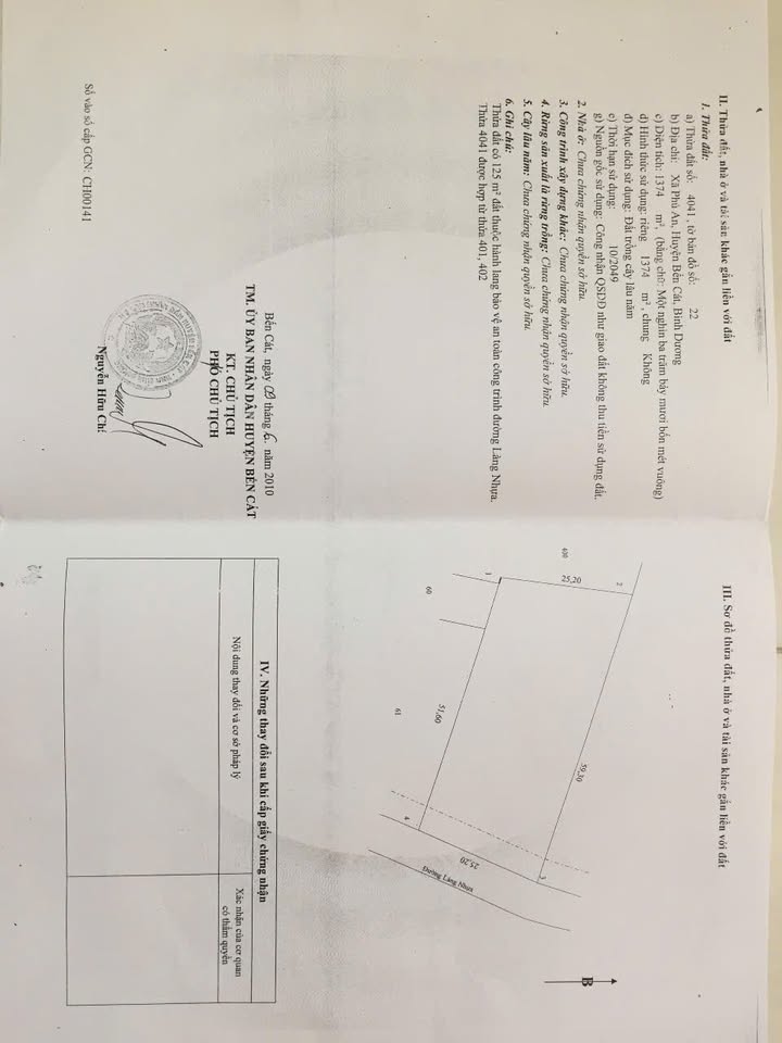 Xưởng 1250m² tại Phú An, Bến Cát - Giá bán 7 tỷ hấp dẫn!