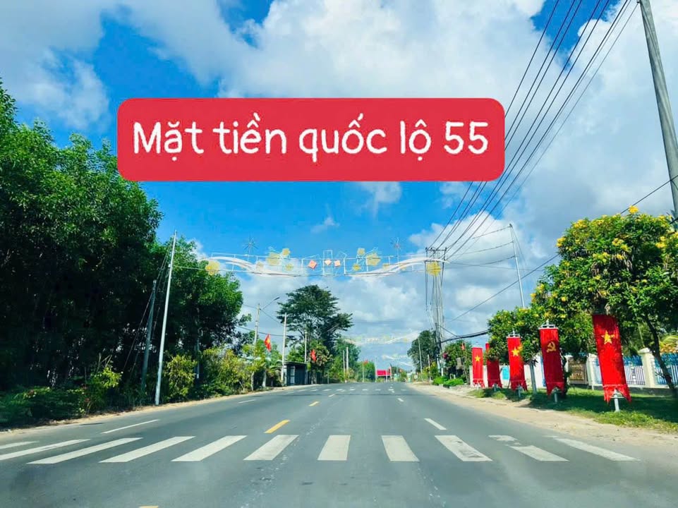 Đất mặt tiền Quốc lộ 55, xã Láng Dài, diện tích 666m² - Bán gấp giá 3.5 tỷ!