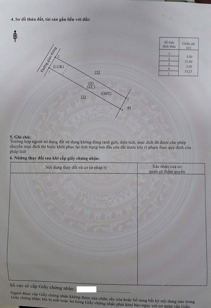 Lô đất 165.5m² tại xã Xuân Lộc, Đồng Nai - Giá chỉ 550 triệu, pháp lý rõ ràng!