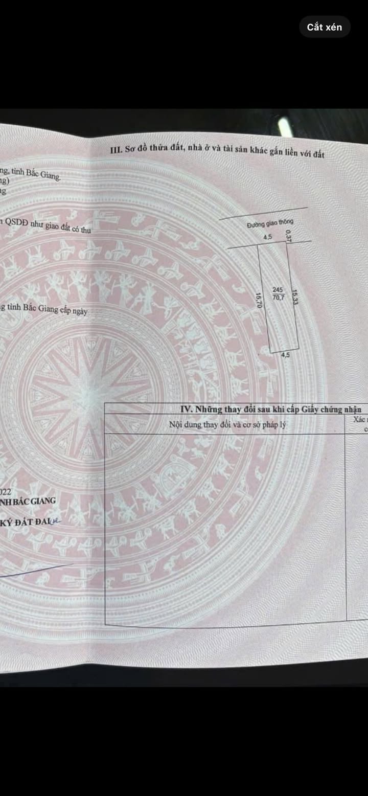 Đất nền đẹp Phường Trần Phú, Bắc Ninh 146m² giá 5 tỷ - Cơ hội đầu tư hấp dẫn!