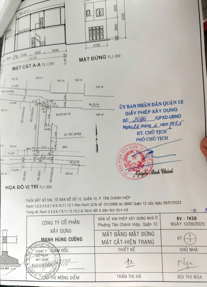 Đất nền Tân Chánh Hiệp, Quận 12 56m² giá 2.3 tỷ - Đầu tư sinh lời ngay!