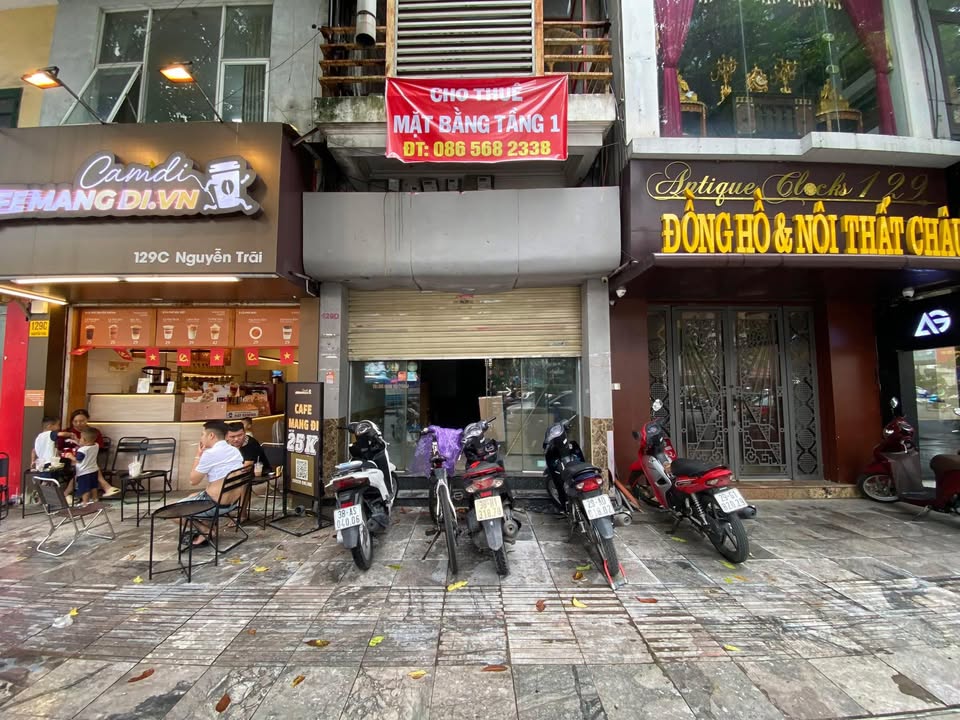 Mặt bằng kinh doanh cho thuê tại 129 Nguyễn Trãi, Thanh Xuân - Diện tích 50m², vị trí đắc địa