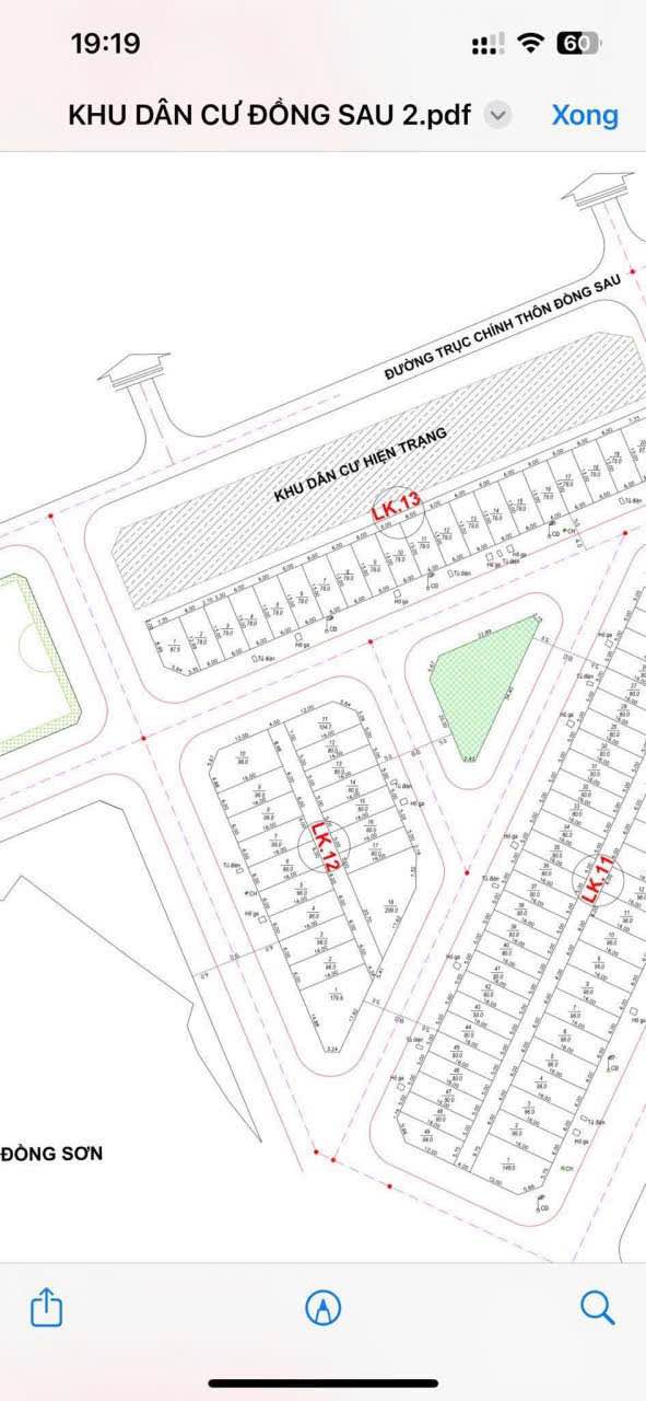 Nhà phố KDC Đồng Sau, Bắc Giang 96m² - Vị trí đẹp, giá thỏa thuận!