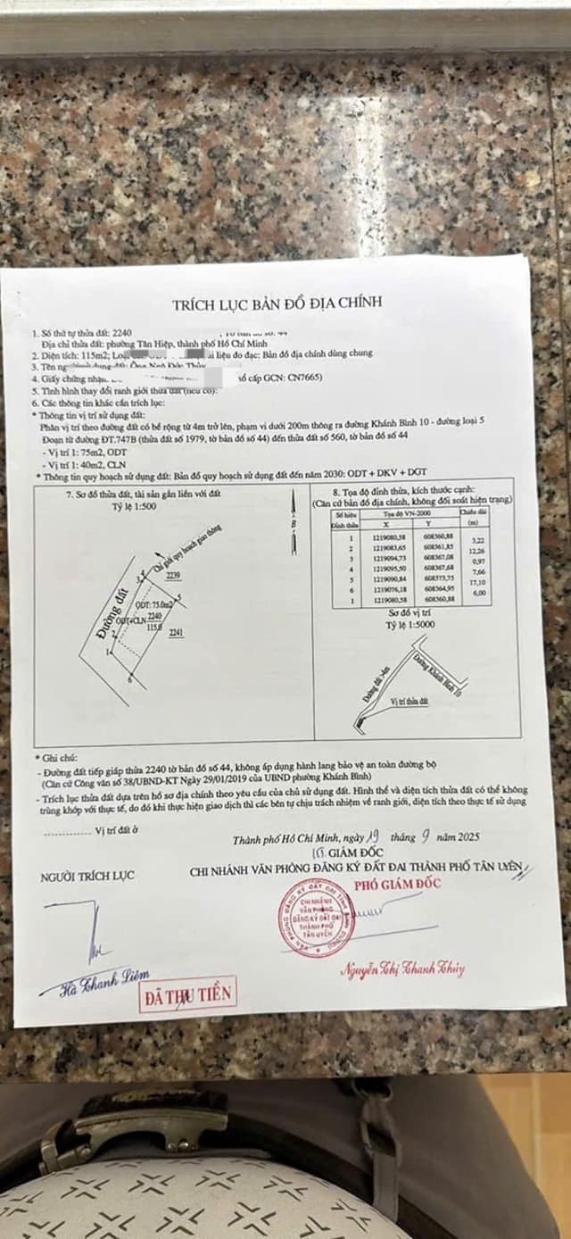 Đất nền 115m² Khánh Bình, Tân Uyên chỉ 1.75 tỷ - Cơ hội đầu tư sinh lời!