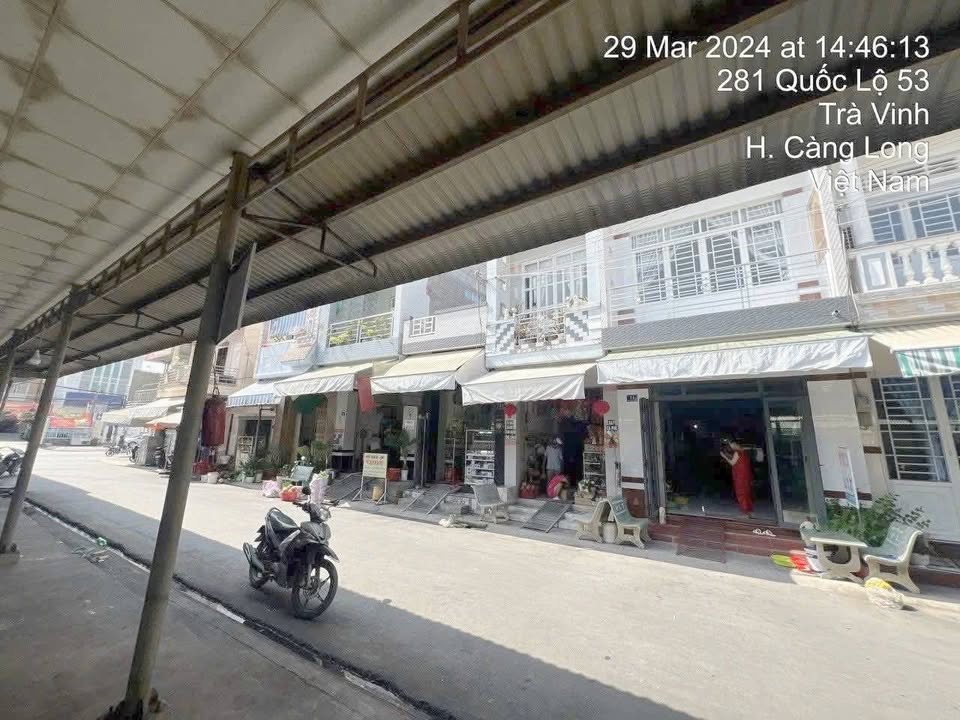 Nhà phố mặt tiền chợ Càng Long 114m² giá 4.9 tỷ - Đầu tư sinh lời ngay!