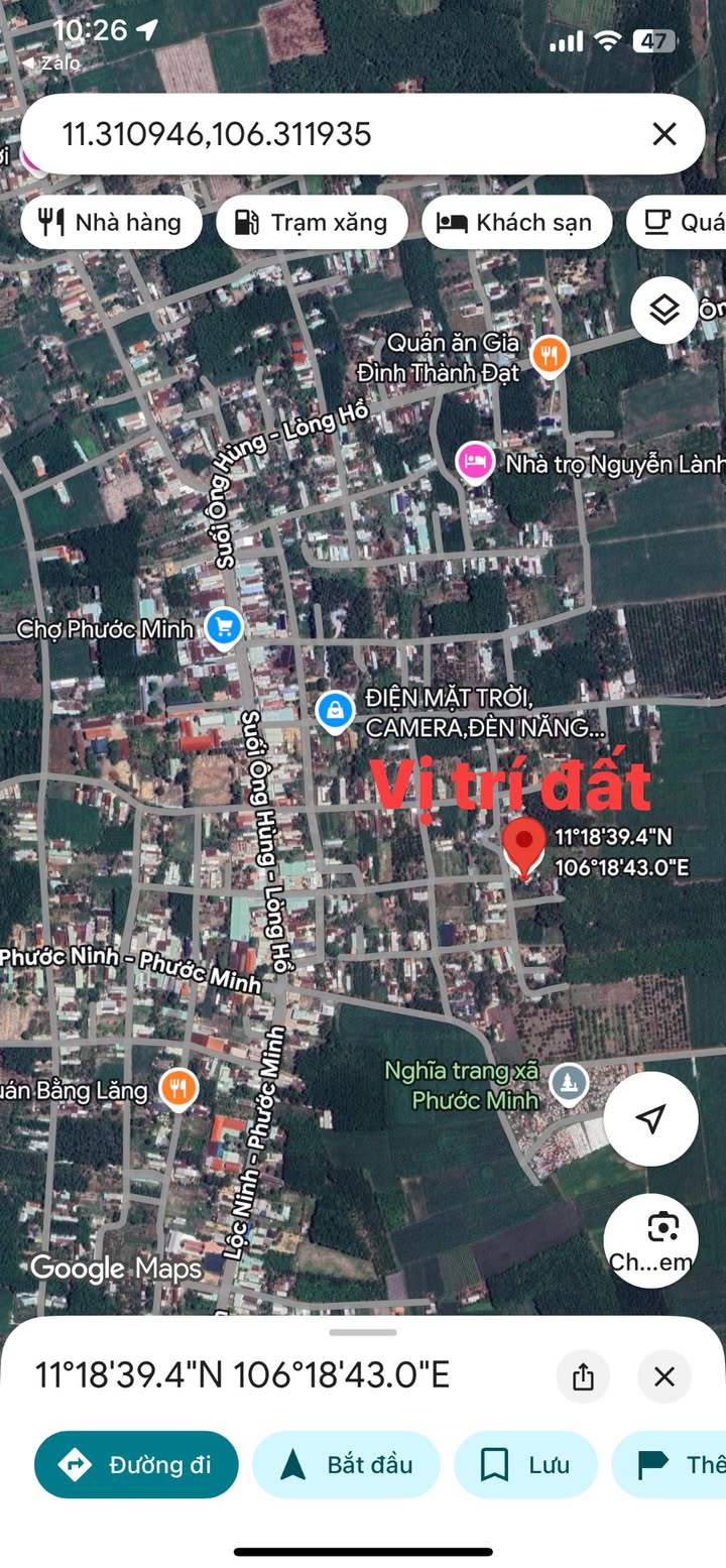 Đất nền Phước Minh Dương Minh Châu 115m² giá 320 triệu - Sổ riêng chính chủ