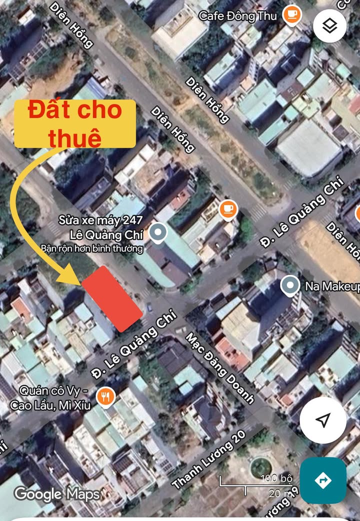 Nhà mặt tiền cho thuê tại đường Lê Quảng Chí, Cẩm Lệ, 226m² - Hợp đồng dài hạn