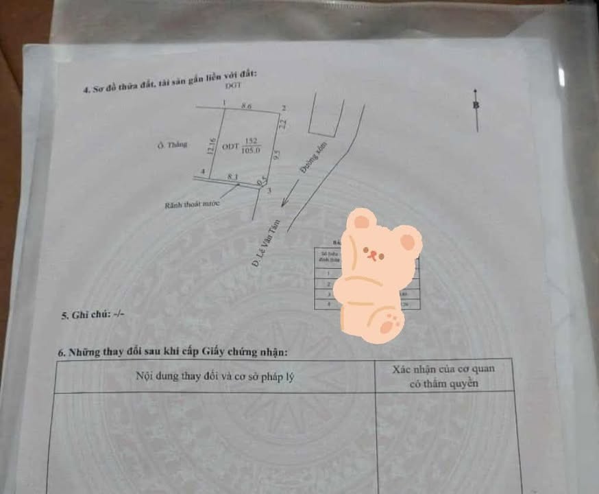 Nhà phố 2 mặt tiền Đường Lê Văn Tám, 105m² giá 1 tỷ - Tiện ích đầy đủ!