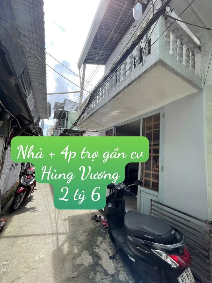 Nhà trệt gác + 4 phòng trọ tại hẻm 164 Nguyễn Trãi, Cần Thơ - Giá chỉ 2.6 tỷ!