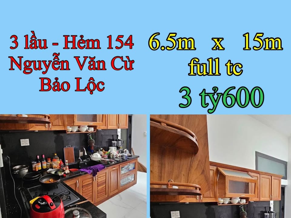 Nhà 3 Lầu Hẻm Ô Tô 154 Nguyễn Văn Cừ, Bảo Lộc 97m² - Giá 3.6 tỷ, Sổ Hồng Chính Chủ!