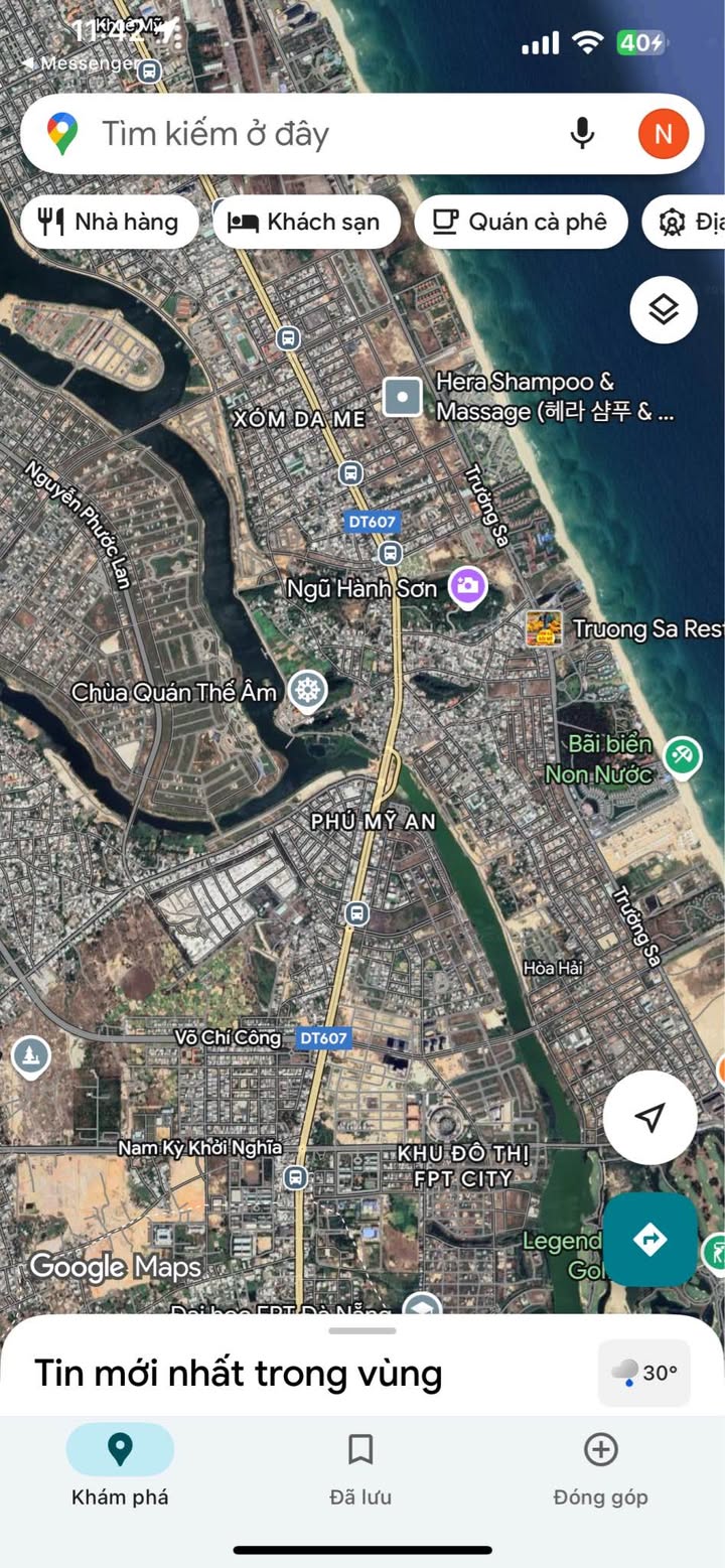 Đất nền phường Hòa Hải, quận Ngũ Hành Sơn, 90m² giá 4 tỷ - Cơ hội đầu tư tuyệt vời!