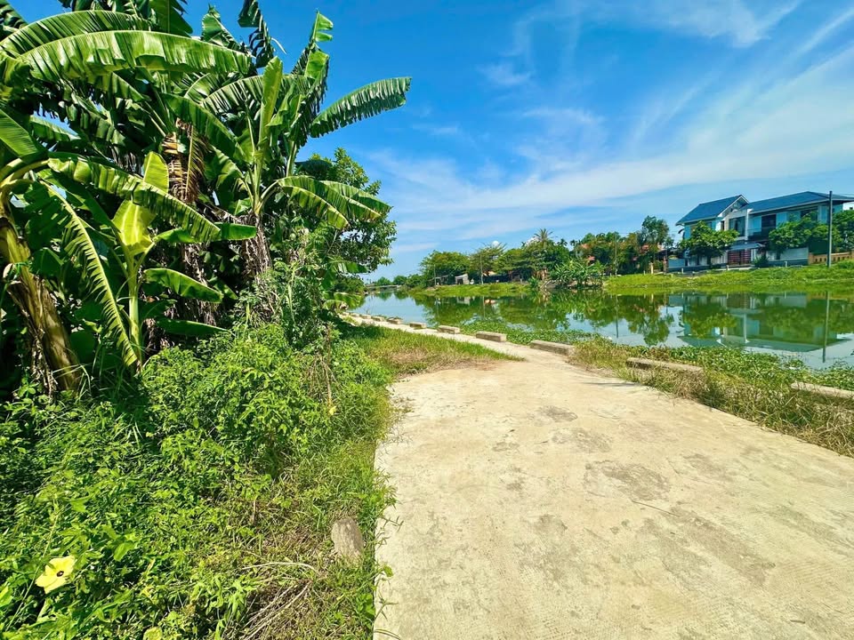 Đất nền 100m² mặt tiền đường bờ kè view sông Phú Lợi - Chỉ 1,35 tỷ!