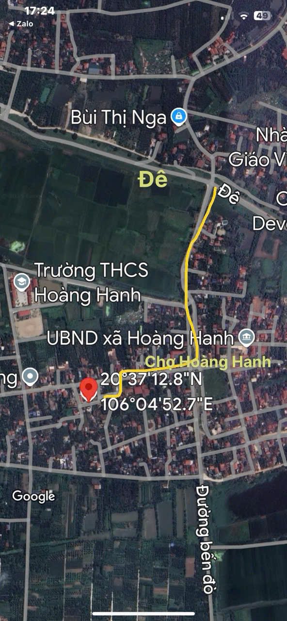 Đất nền lô góc hai mặt tiền Hoàng Hanh, Hưng Yên 123,9m² giá 1,8 tỷ - Cơ hội đầu tư hấp dẫn!