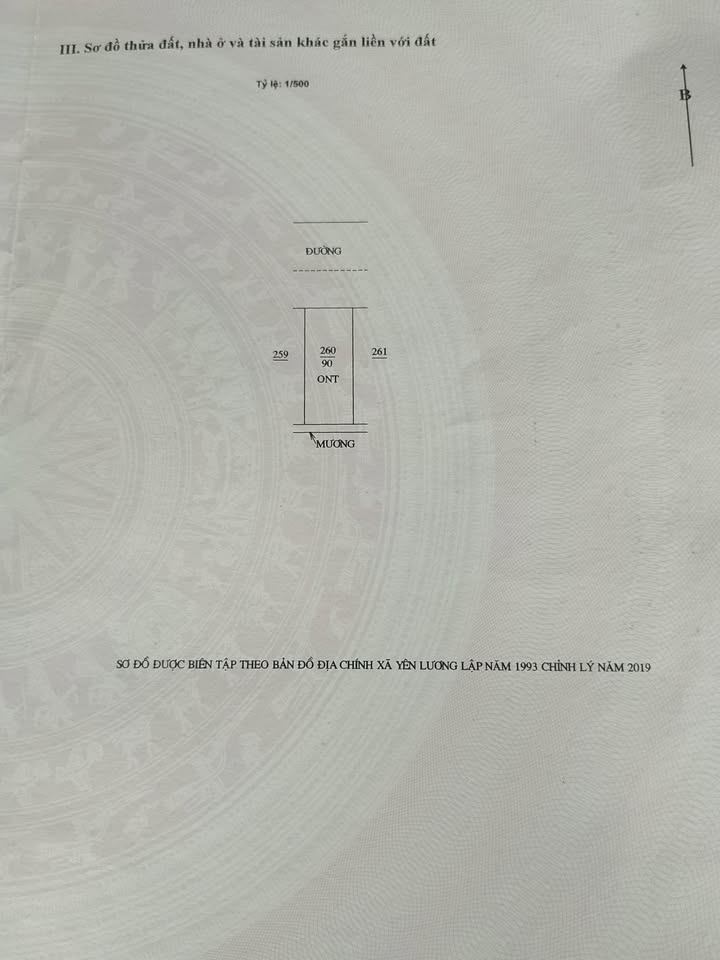 Đất thổ cư Yên Lương 90m² giá 1.2 tỷ - Đường liên xã thuận lợi!