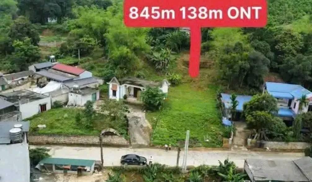 Lô đất đẹp tại Liên Sơn, Lương Sơn, Hòa Bình 845m² giá 2.535 tỷ - Cơ hội đầu tư hấp dẫn!