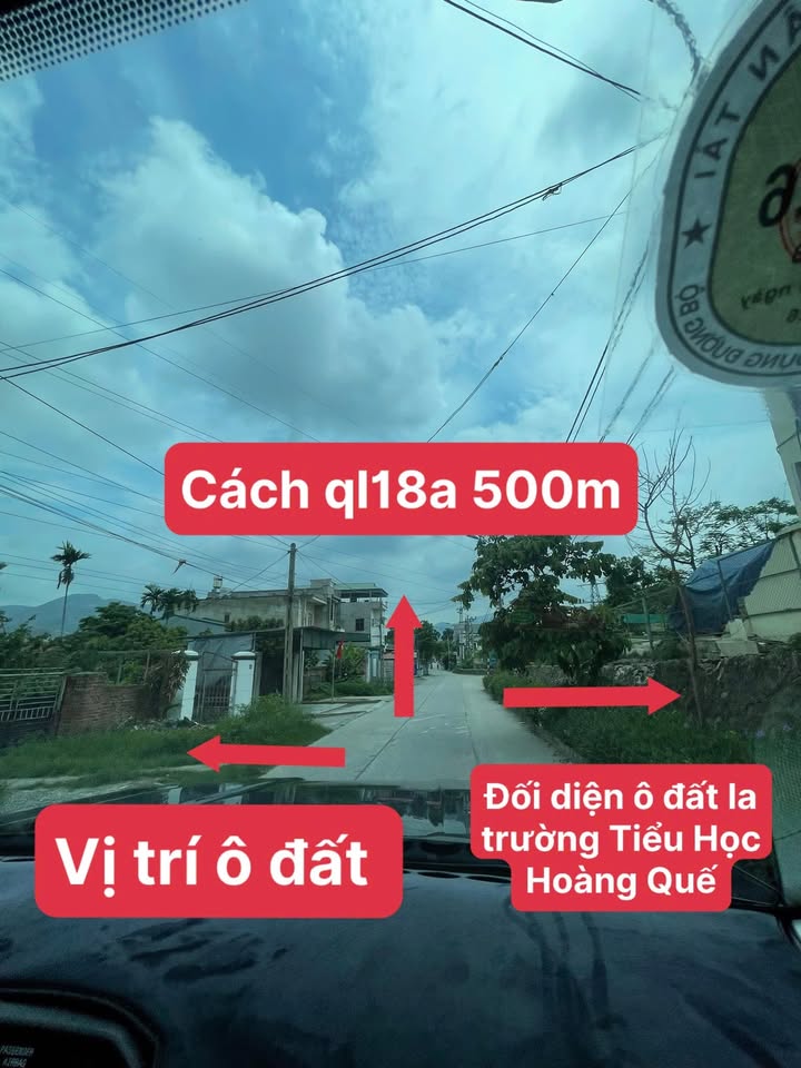 Đất nền 169m² chính chủ tại Hoàng Quế, Đông Triều - Giá chỉ 1 tỷ, mua là lãi!