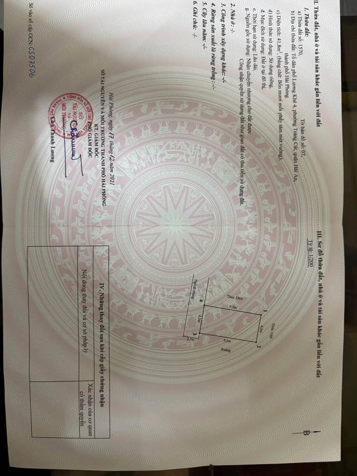 Đất nền Cát Linh Hải An 41m² giá 1.2 tỷ - Cơ hội đầu tư tuyệt vời!