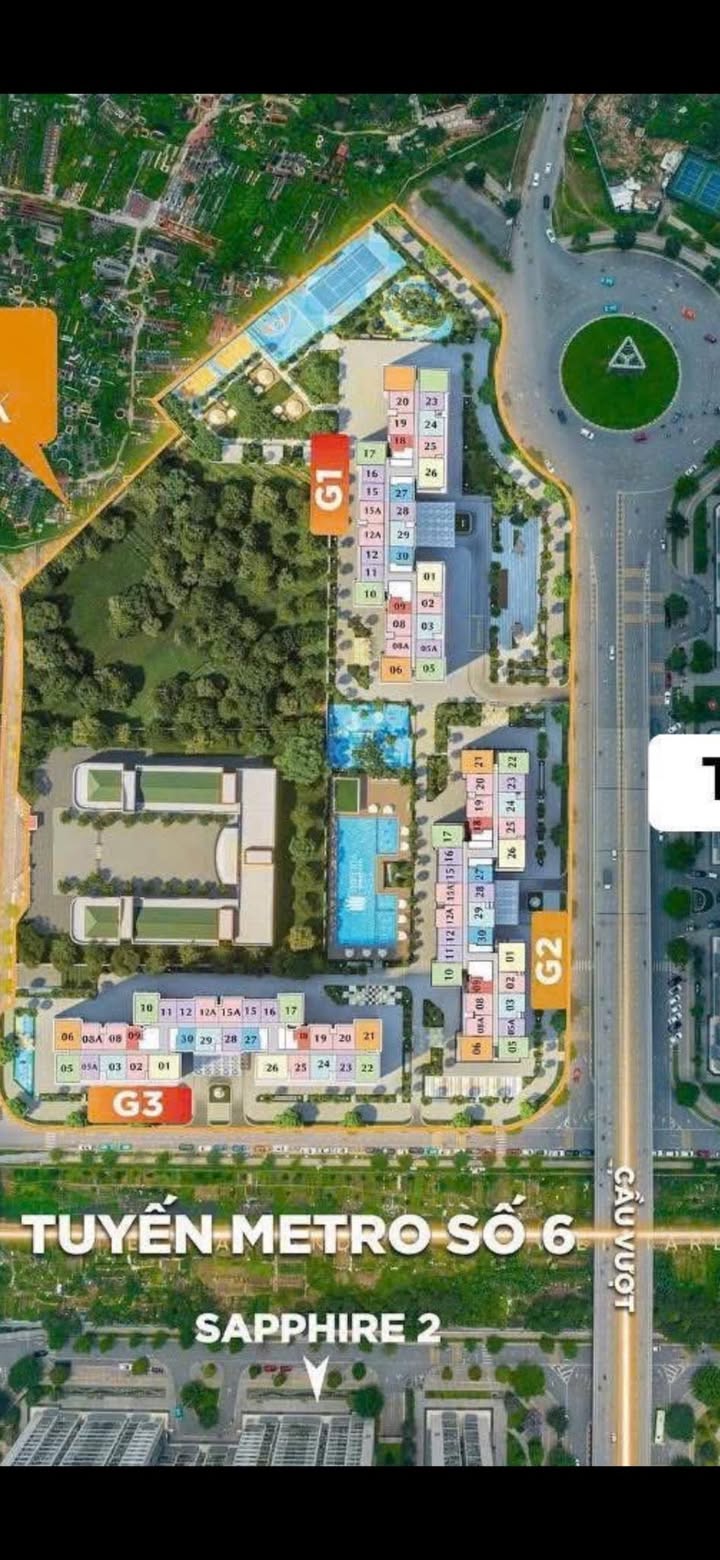 Căn hộ G1 tầng trung Đại lộ Thăng Long 43m² giá 3.55 tỷ - Trả theo tiến độ 5%!