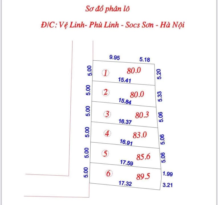 Đất thổ cư Phù Linh Sóc Sơn 85,6m² giá chỉ 200 triệu - Đầu tư sinh lời ngay!
