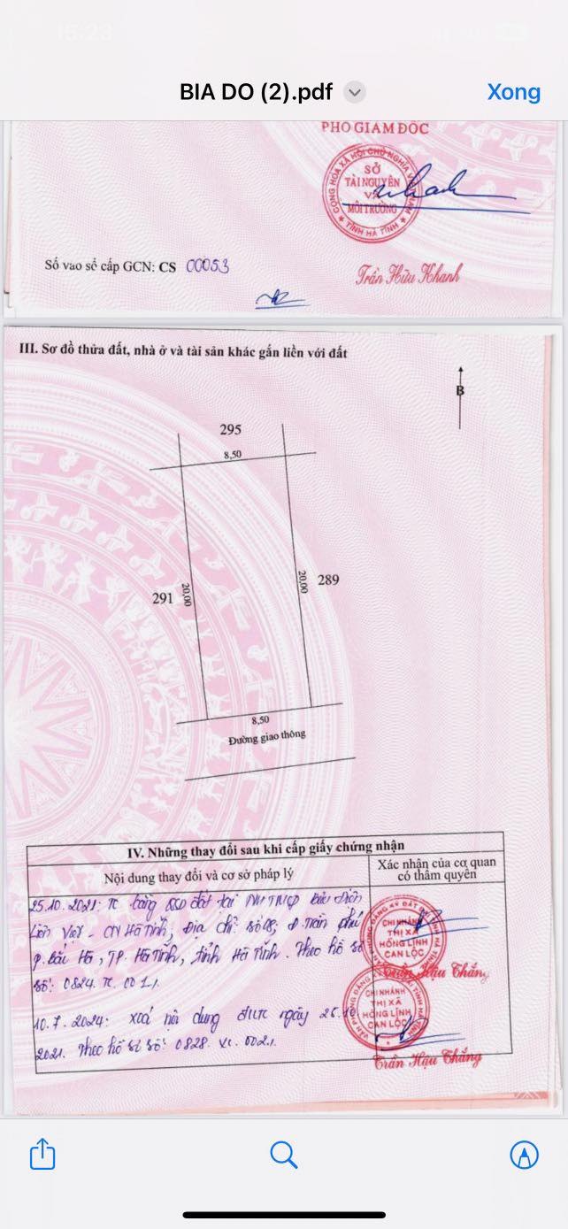 Đất nền Trung Lương, Hồng Lĩnh 170m² giá chỉ 2.5 tỷ - Đối diện trường học, tiện ích đầy đủ!