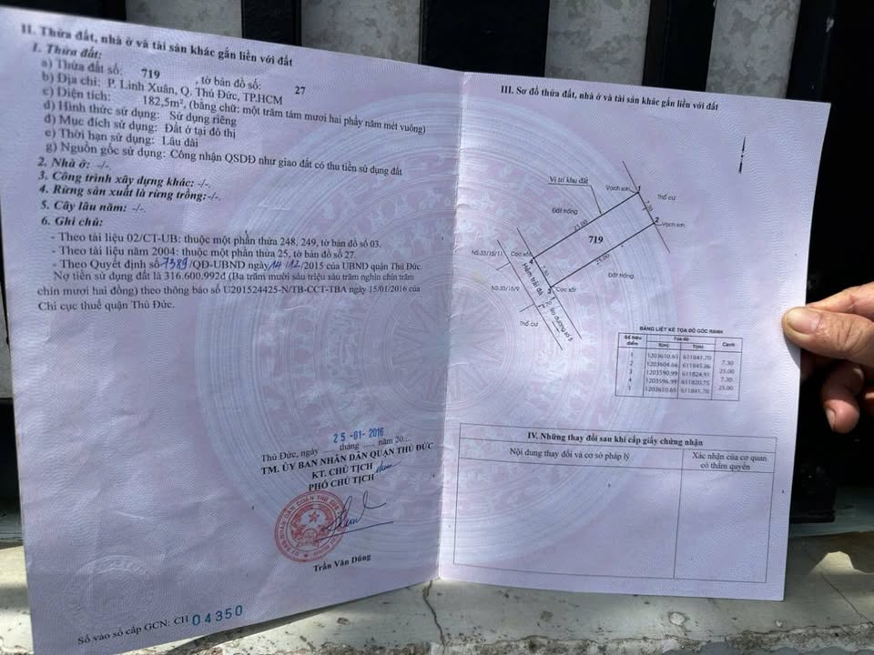 Đất nền Linh Xuân, Thủ Đức 182,5m² giá 7,3 tỷ - Đầu tư sinh lời ngay!