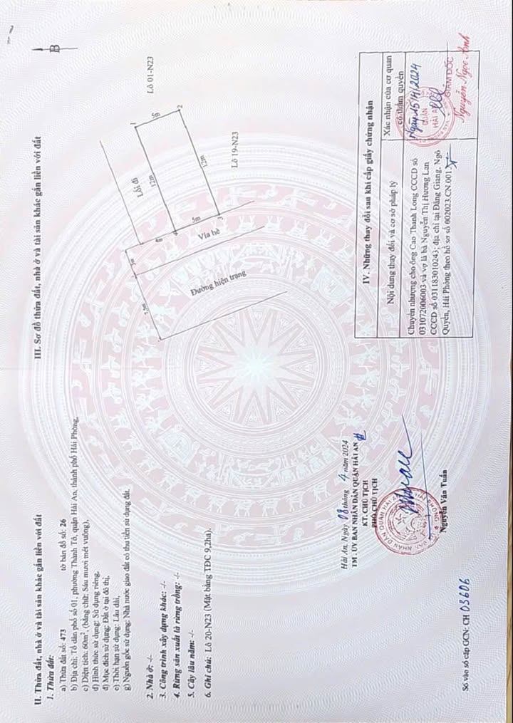 Đất nền Hoa Hậu TĐC 9,2HA Hải An 60m² giá 5.82 tỷ - Vị trí đầu lô đẹp mắt!