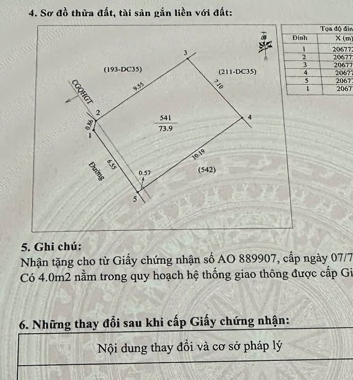 Đất mặt tiền đường Trần Tấn, Vinh 74m² giá 4 tỷ - Vị trí đắc địa, thuận lợi kinh doanh!