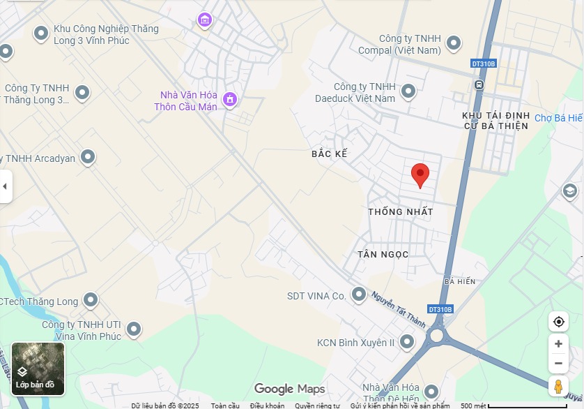 Đất dịch vụ Bá Hiến, Bình Xuyên 100m² - Cơ hội đầu tư hấp dẫn!